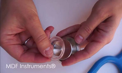 How to install a Non-Chill Ring from the Chestpiece of a MDF® Instruments Stethoscope