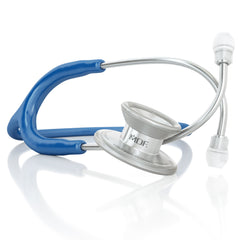 MDF® MD One® Epoch Titanium Stethoscope - Silver - Royal Blue