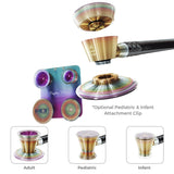 PEDIATRIC AND NEONATAL ATTACHMENTS WITH CLIP - FOR PROCARDIAL® TITANIUM STETHOSCOPE - KALEIDOSCOPE - MDF Instruments Official UK Store