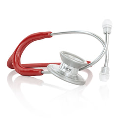 MDF® MD One® Epoch Titanium Stethoscope - Silver - Burgundy