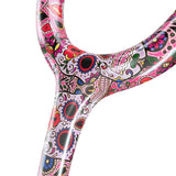 ProCardial® Titanium Adult Cardiology Stethoscope - Sugar Skull/BlackOut + Case - MDF Instruments UK