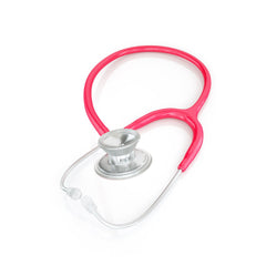 MDF® MD One® Epoch Titanium Stethoscope - Silver - Raspberry - MDF777T23