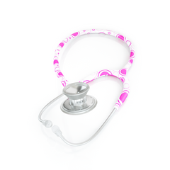 MDF® MD One® Epoch Titanium Stethoscope - Silver - Pinkadelic