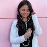 ProCardial® Titanium Adult Stethoscope - Snow Leopard/Rose Gold - MDF Instruments UK