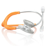 MDF® MD One® Epoch Titanium Stethoscope - Silver - Orange