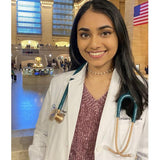 ProCardial® Titanium Adult Cardiology Stethoscope - Green Glitter/Rose Gold + Case - MDF Instruments UK