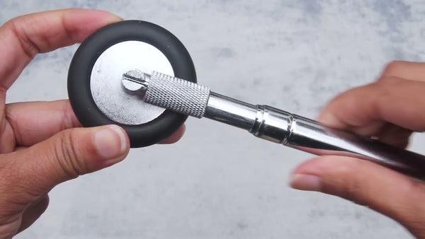 How to rotate a Babinski Telescoping reflex hammer
