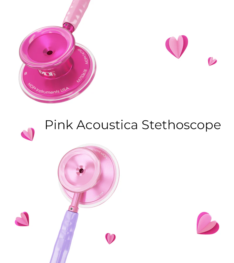 MDF® ACOUSTICA PINK STETHOSCOPE - Free Shipping Available – MDF ...