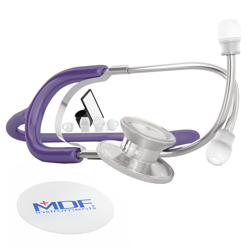 Basic Dual Head Stethoscope - Purple