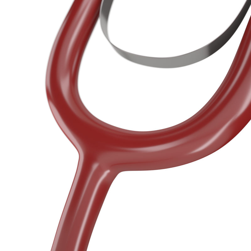 Basic Dual Head Stethoscope - Burgundy