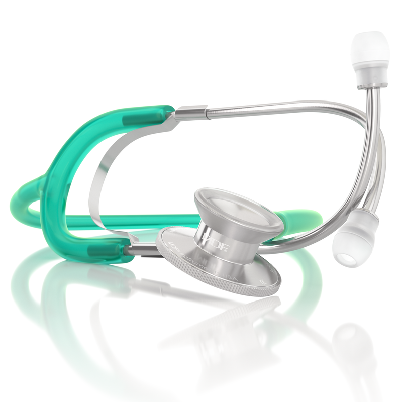 Basic Dual Head Stethoscope - Translucent Green