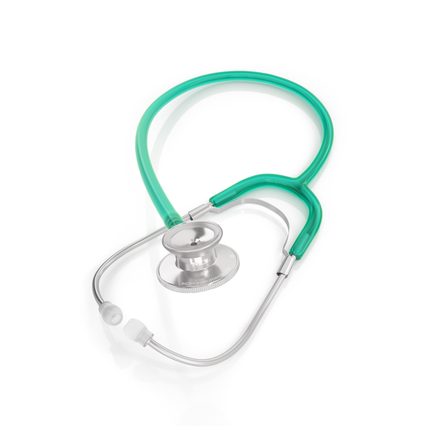 Basic Single Head Stethoscope - Translucent Green