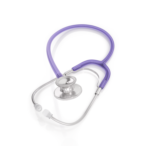 Basic Dual Head Stethoscope - Translucent Purple