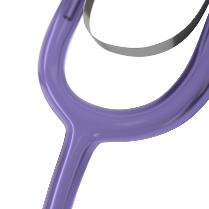 Basic Dual Head Stethoscope - Translucent Purple