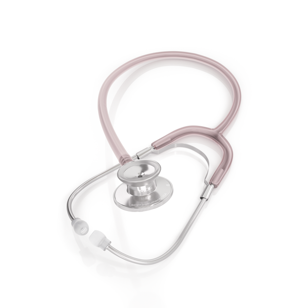 Basic Dual Head Stethoscope - Translucent Pink