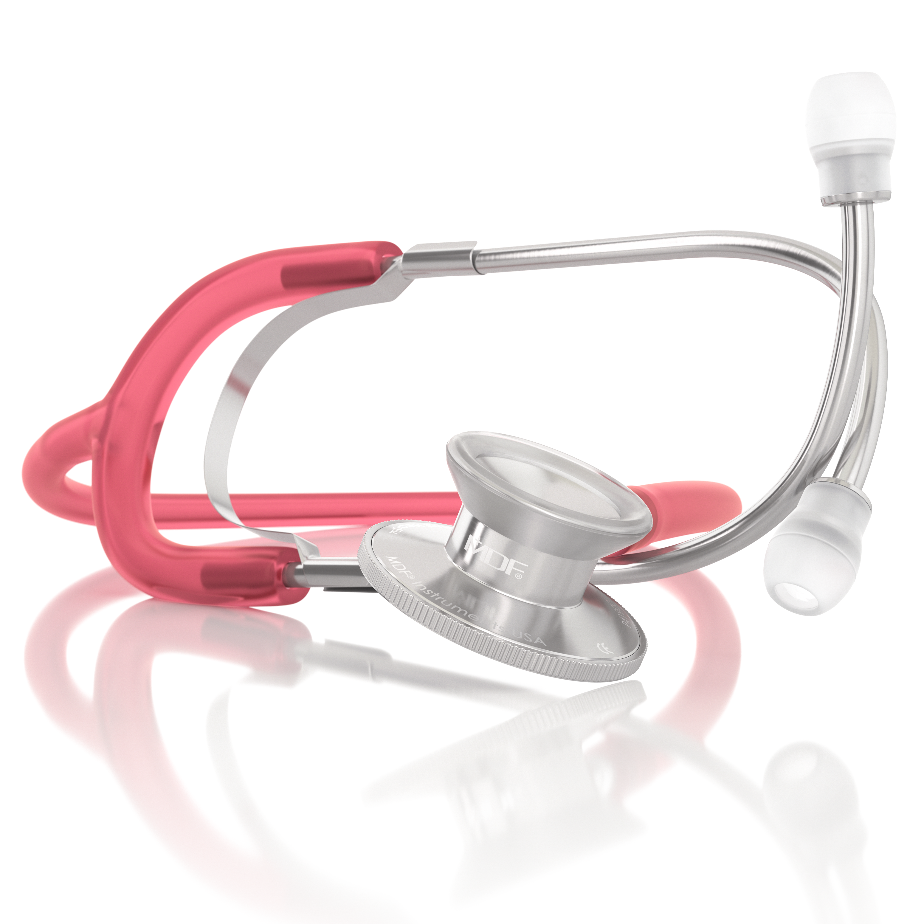 Basic Dual Head Stethoscope - Translucent Red - Free Shipping Available ...