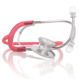 Basic Dual Head Stethoscope - Translucent Red