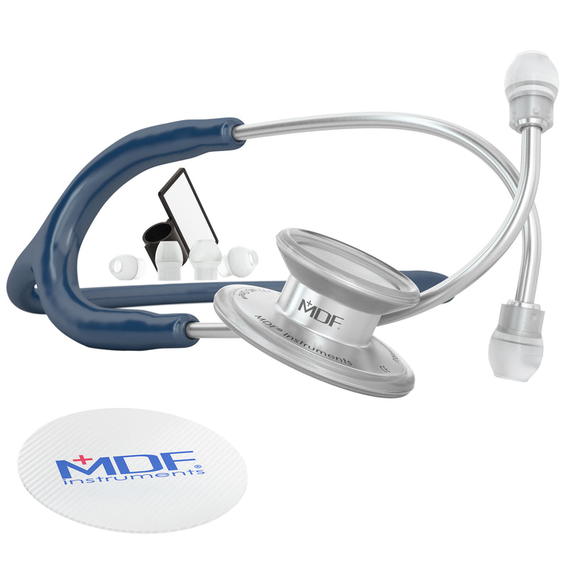 MD One® Adult Stethoscope - Navy Blue