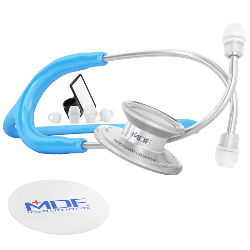 MD One® Adult Stethoscope - Bright Blue