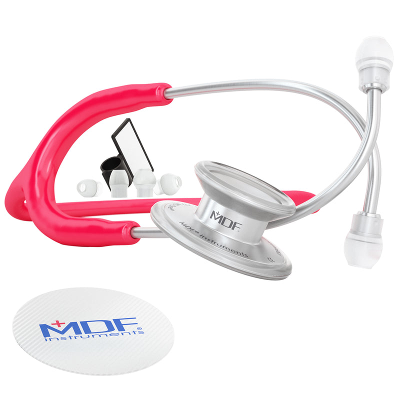 MD One® Adult Stethoscope - Raspberry