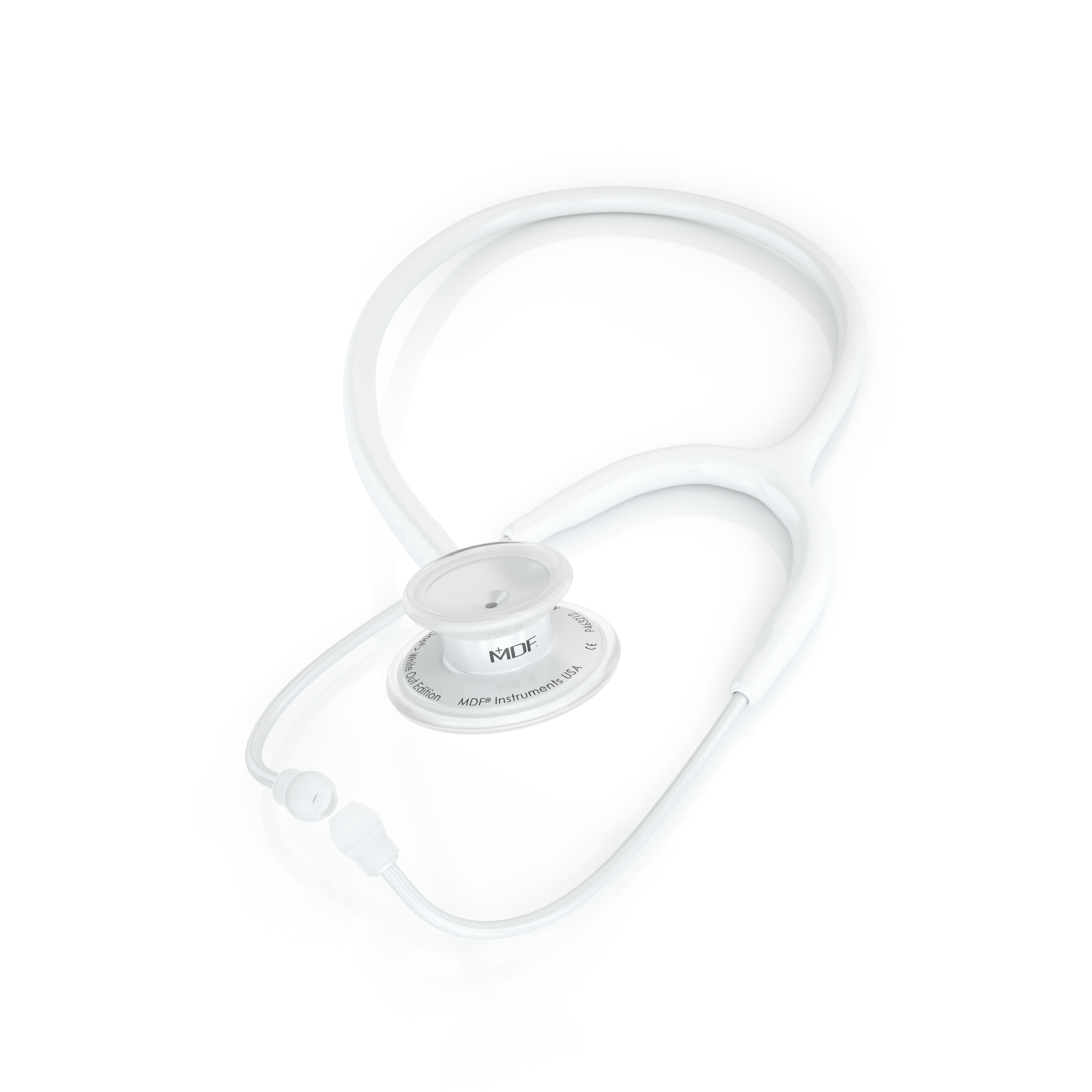 MD One® Adult Stethoscope - White/WhiteOut