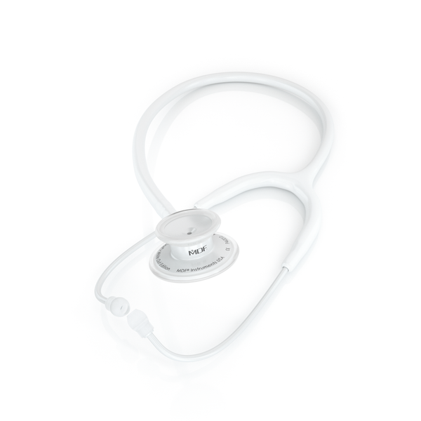 MD One® Adult Stethoscope - White/WhiteOut