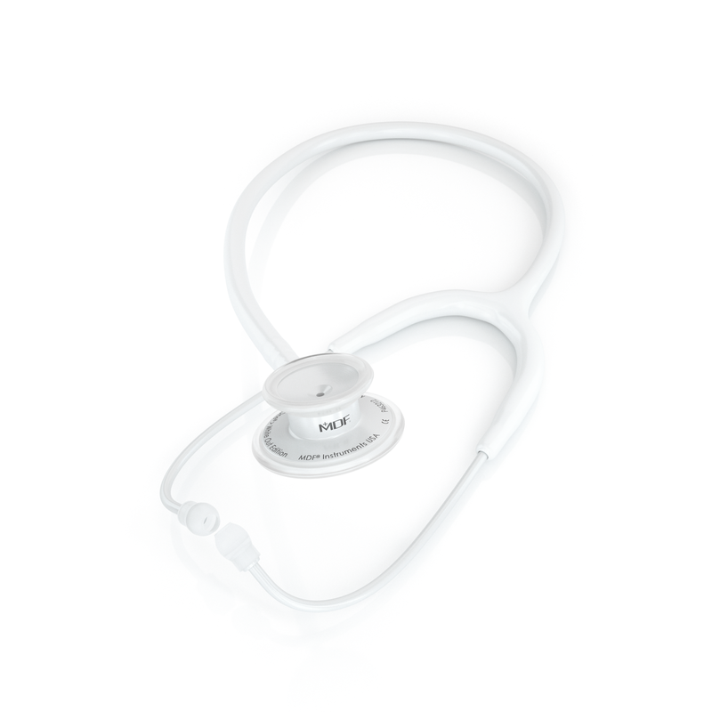 MD One® Adult Stethoscope - White/WhiteOut