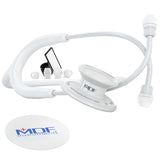 MD One® Adult Stethoscope - White/WhiteOut