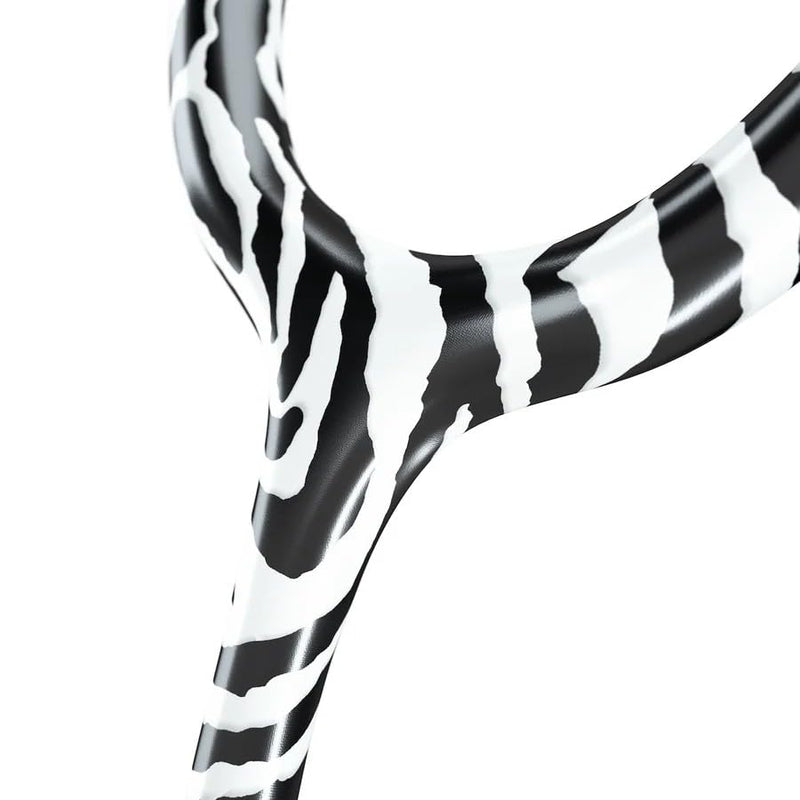 MD One Epoch Titanium Adult Stethoscope  - Zebra/BlackOut