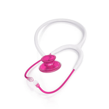 ACOUSTICA® PINK STETHOSCOPE PINKALLOY AND WHITE
