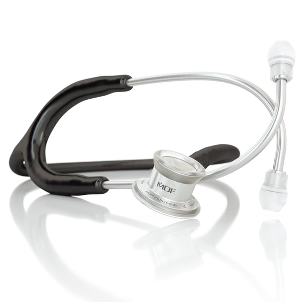 MDF® MD One® Infant Stainless Steel Stethoscope - Silver - Black