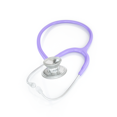 MDF® MD One® Epoch Titanium Stethoscope - Silver - Pastel Purple