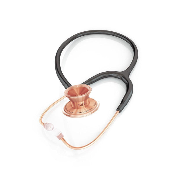 MD Oneå¨ Epochå¨ Titanium Adult Stethoscope - Black/Rose Gold - MDF Instruments Official Store - Stethoscope