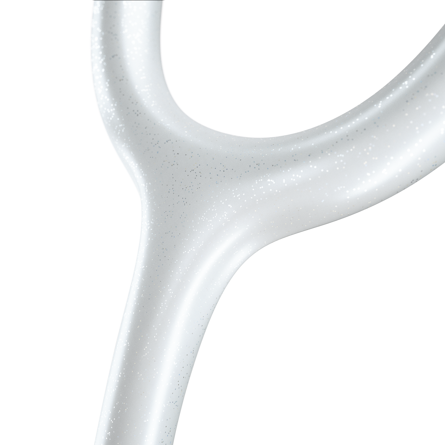 ProCardial® Titanium Adult Stethoscope - White Glitter/Rose Gold - MDF Instruments UK