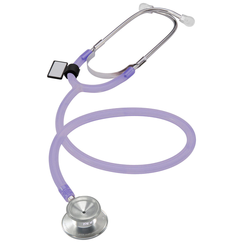 Basic Dual Head Stethoscope - Translucent Purple - MDF Instruments UK