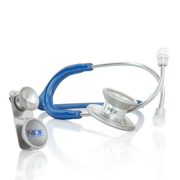 MD One® Epoch® Titanium Adult & Pediatric Stethoscope - Royal Blue - MDF Instruments UK