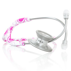 MDF® MD One® Epoch Titanium Stethoscope - Silver - Pinkadelic