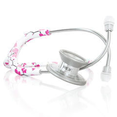 MD One® Epoch® Titanium Adult Stethoscope - Sakura + Travel Case