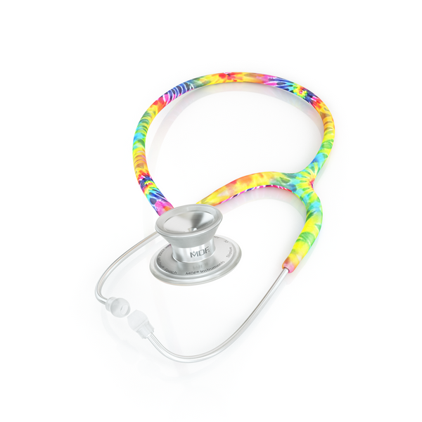 MDF® MD One® Epoch Titanium Stethoscope - Silver - Tie Dye