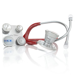 ProCardial® Titanium Adult & Pediatric & Infant Stethoscope - Burgundy - MDF Instruments UK