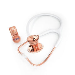 ProCardial® Adult & Pediatric Stethoscope - White/Rose Gold - MDF Instruments UK