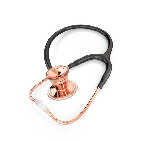 ProCardial® Adult Stethoscope - Black/Rose Gold - MDF Instruments UK