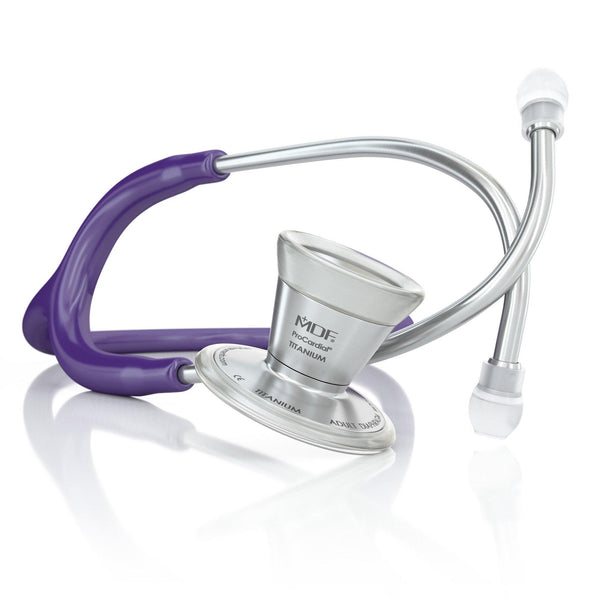 ProCardial® Titanium Adult Stethoscope - Purple - MDF Instruments UK