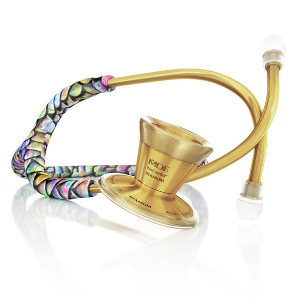 ProCardial® Titanium Adult Stethoscope - Mermaid/Gold - MDF Instruments UK