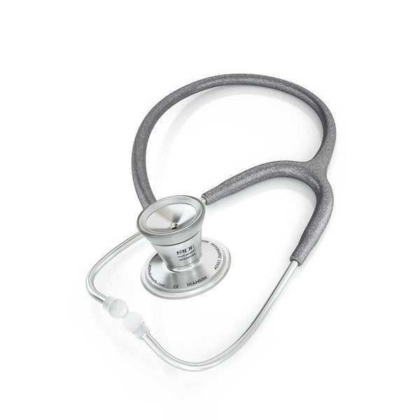 ProCardialå¨ Titanium Cardiology Stethoscope - Grey Glitter - MDF Instruments Official Store - Stethoscope