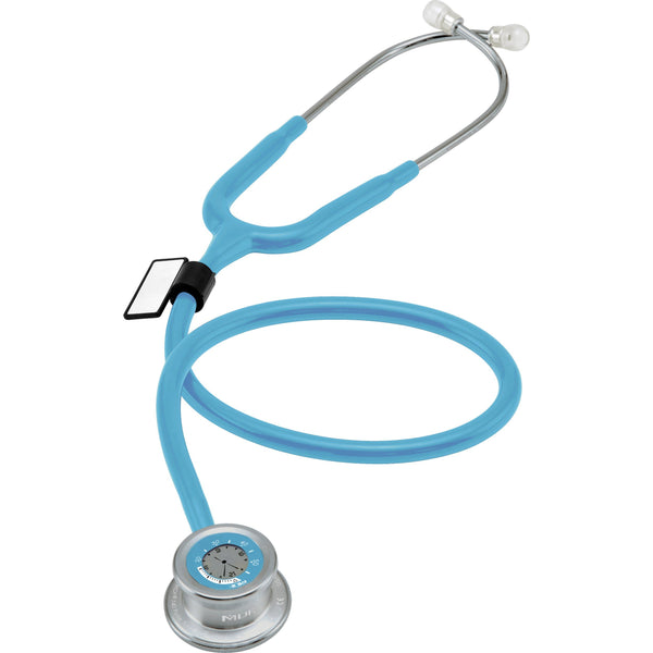 MDF Pulse Time 2-in-1 Digital LCD Clock and Single Head Stethoscope (MDF740) - Pastel Blue